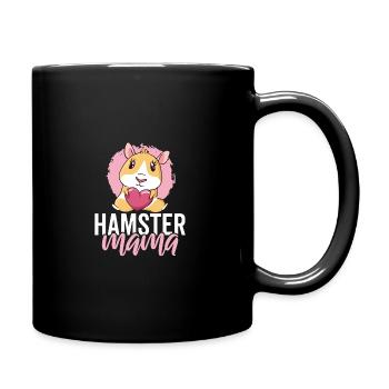 Hamster Mama Animal Lover Pet Owner Rodents Hamste - Tasse einfarbig - Schwarz - Rechts