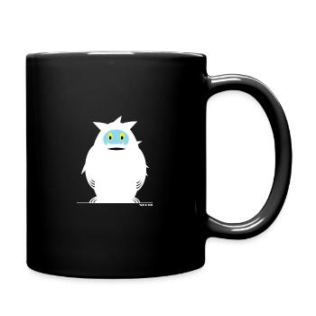 Mister Yeti - Charakter - Tasse einfarbig - Schwarz - Rechts
