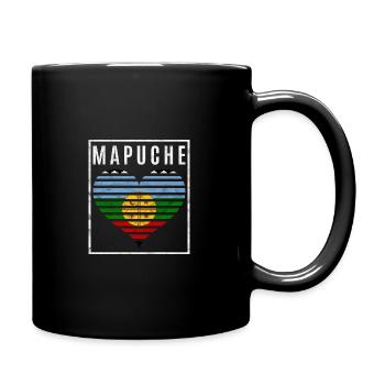 Mapuche - Tasse einfarbig - Schwarz - Rechts