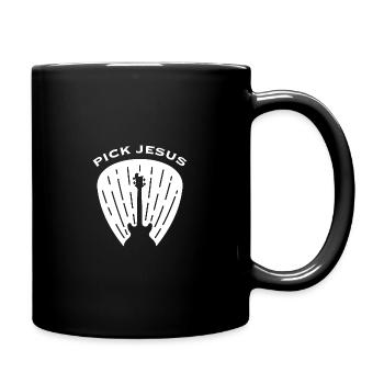 Médiator Jésus - Plectre - Basse - Mug uni - noir - Droite