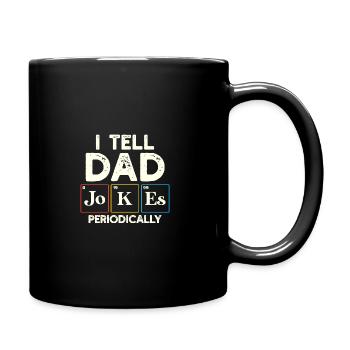 Drôle disant père cadeau fête des pères papa blagues - Mug uni - noir - Droite