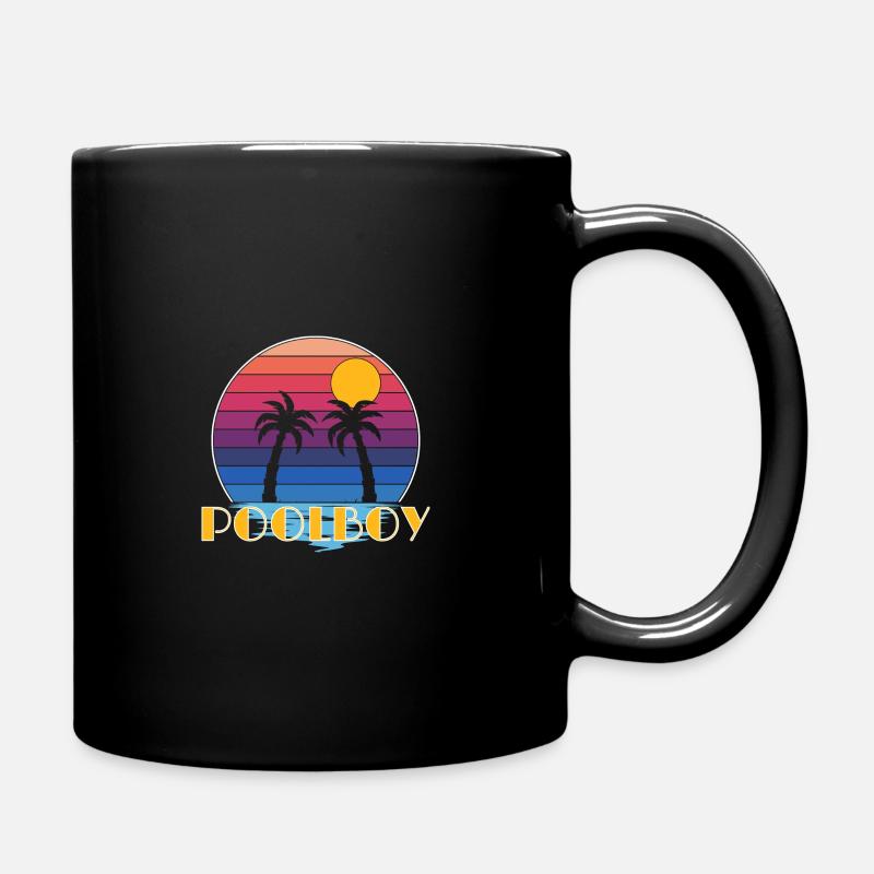 Maître nageur Piscine Poolboy - Mug uni - noir