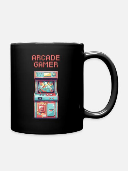 Arcade Gamer - Licht - Tasse einfarbig - Schwarz