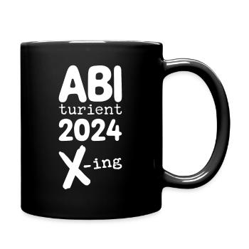 Abi 2024 Abitur Abiturient Schulabschluss - Tasse einfarbig - Schwarz - Rechts