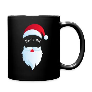Père noël ho ho ho - Mug uni - noir - Droite