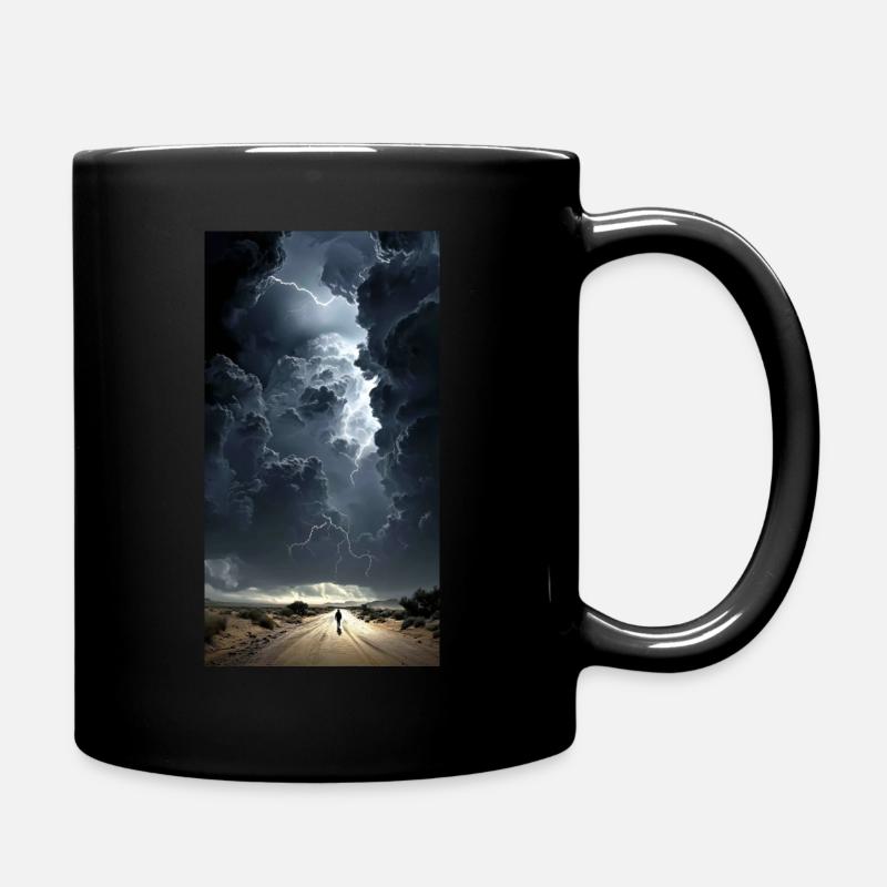 Himmel - Tasse einfarbig - Schwarz