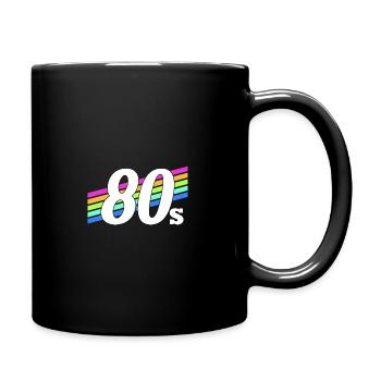 neon graphic - Tasse einfarbig - Schwarz - Rechts