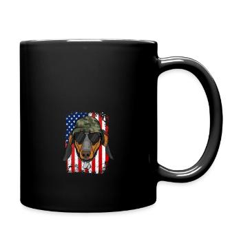 Teckels - Mug uni - noir - Droite