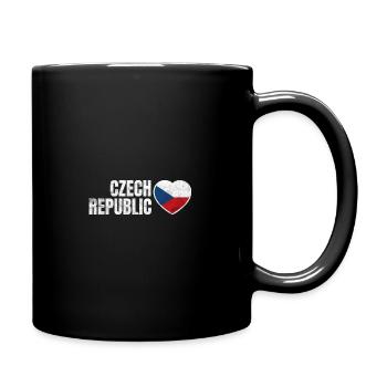 Czech Republic - Full Colour Mug - black - Right