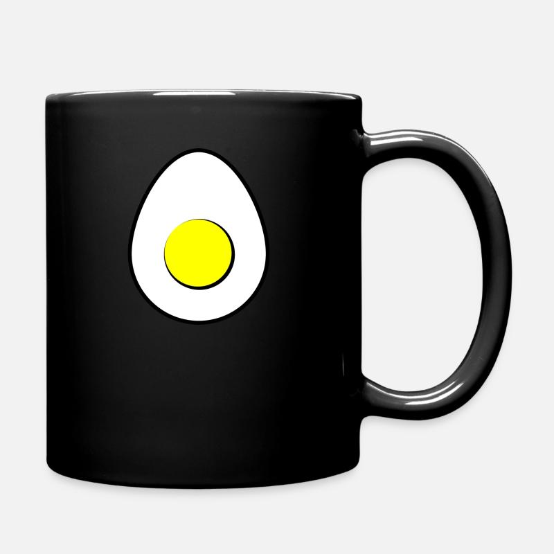 Egg Egg - Logo Icon Symbol - Full Colour Mug - black
