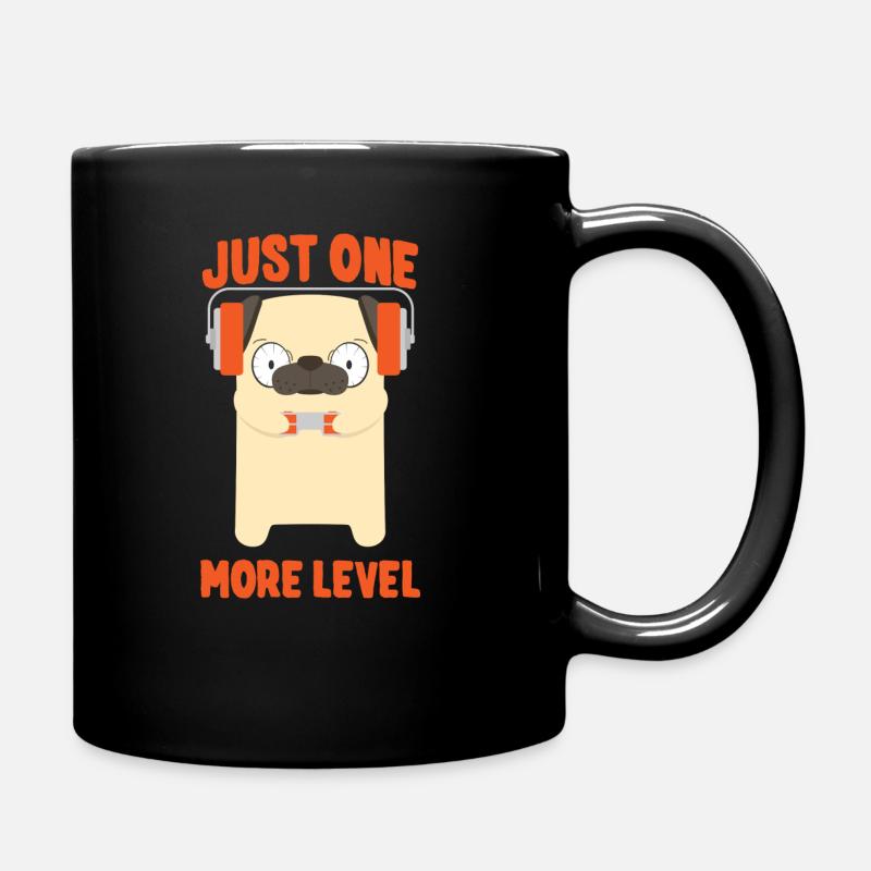 Gaming Mops - Tasse einfarbig - Schwarz