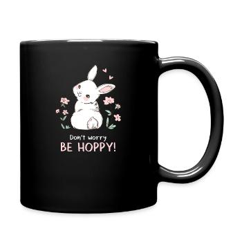 Ne vous inquiétez pas soyez Hobby Lapin Lapin Lapin Lapin - Mug uni - noir - Droite