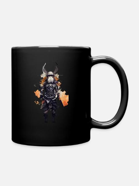 Little Viking - Full Colour Mug - black