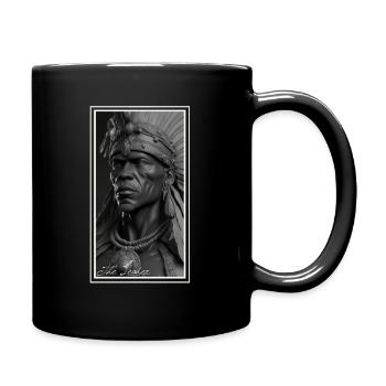 Le leader africain - Rendu 3D - Mug uni - noir - Droite