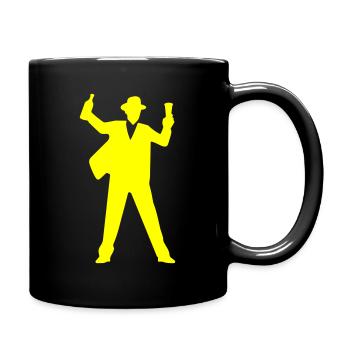 Booze Silhouette Party - Full Colour Mug - black - Right
