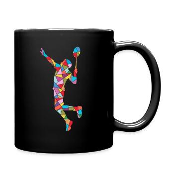 Badminton Enfants Garçons Hommes Badminton - Mug uni - noir - Droite