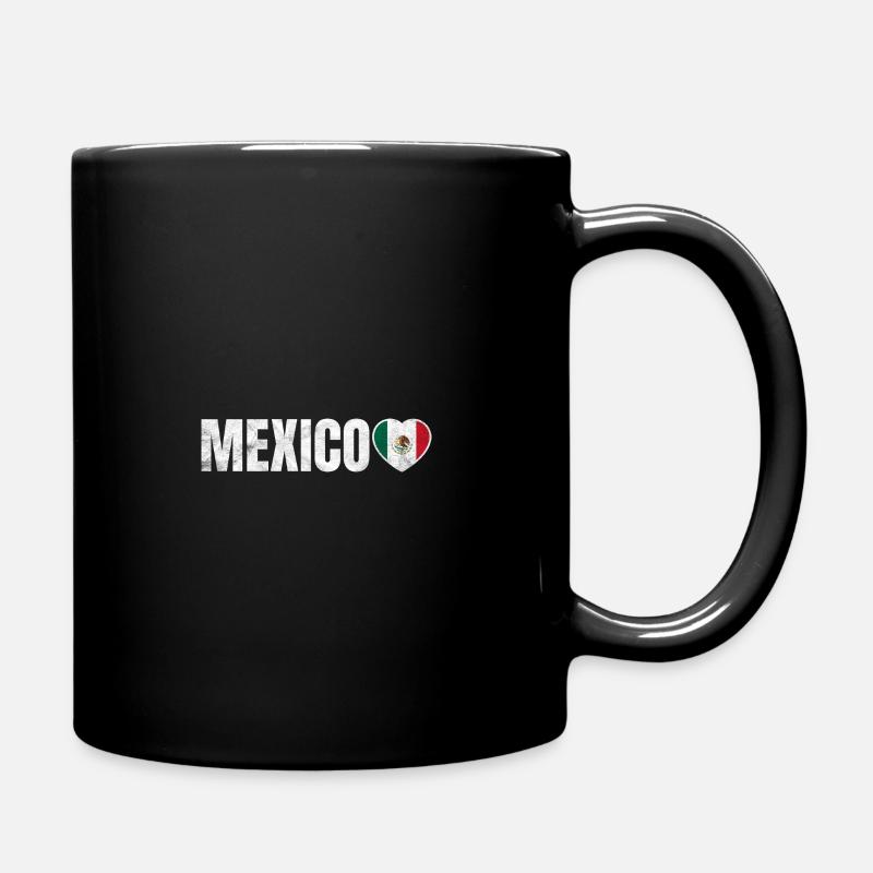 Mexiko - Tasse einfarbig - Schwarz