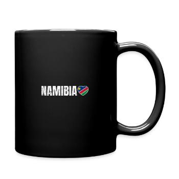 Namibia - Tasse einfarbig - Schwarz - Rechts