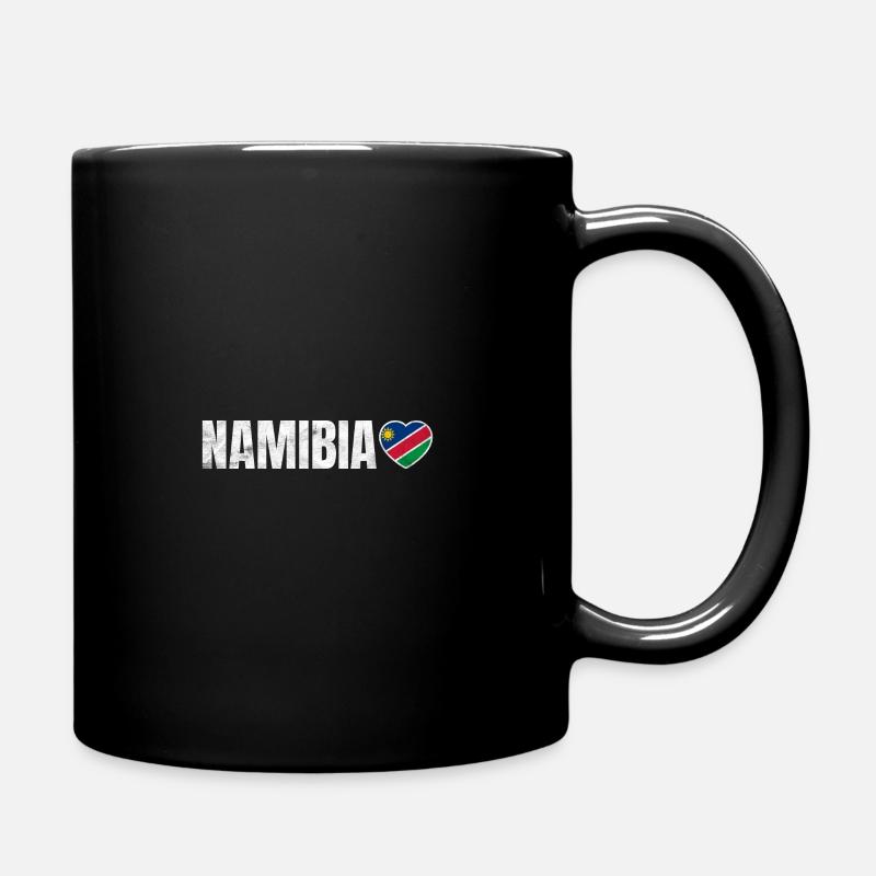Namibia - Tasse einfarbig - Schwarz