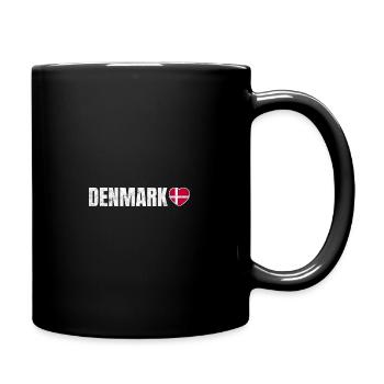 Dänemark - Tasse einfarbig - Schwarz - Rechts