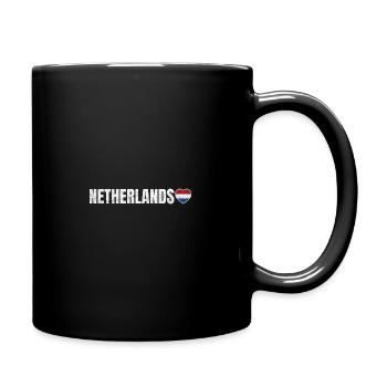 Pays-Bas - Mug uni - noir - Droite