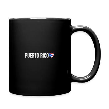 Puerto Rico - Tasse einfarbig - Schwarz - Rechts