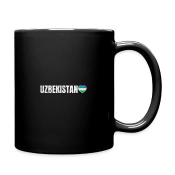Ouzbékistan - Mug uni - noir - Droite