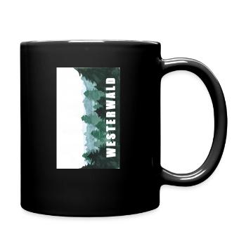 Westerwald - Tasse einfarbig - Schwarz - Rechts