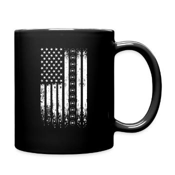 Disque vinyle LP Collectionneur de disques - Mug uni - noir - Droite