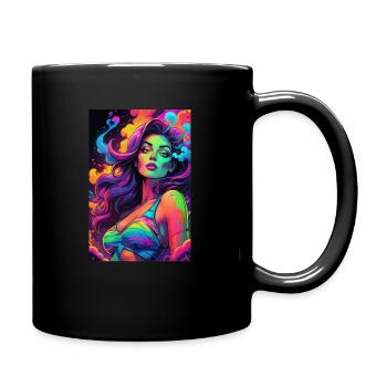 Ladies #0002 - Tasse einfarbig - Schwarz - Rechts
