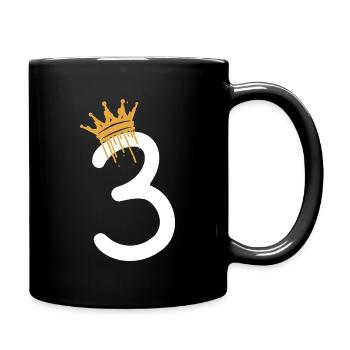 3 - Tasse einfarbig - Schwarz - Rechts