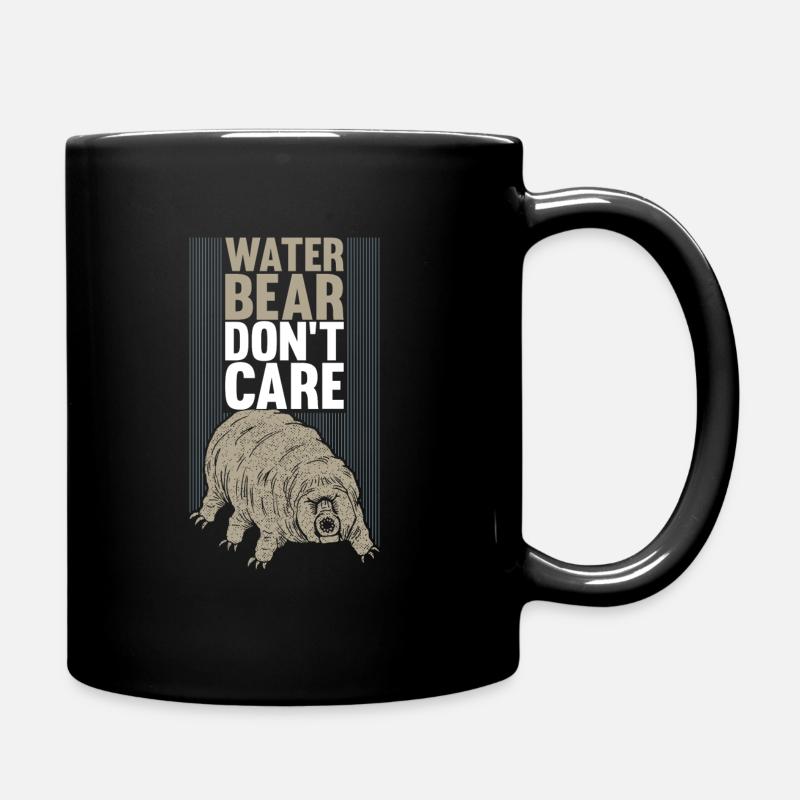 Ours d’eau don’t care gift - Mug uni - noir