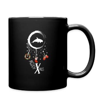 Orka Weihnachten Weihnachtstraumfänger - Tasse einfarbig - Schwarz - Rechts
