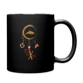 Orka Weihnachten Weihnachtstraumfänger - Tasse einfarbig - Schwarz - Rechts