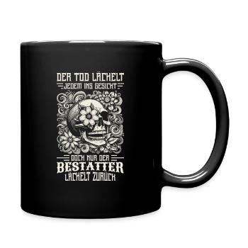 Bestatter Bestattungsfachkraft Geschenkidee Cool - Tasse einfarbig - Schwarz - Rechts