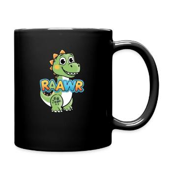 Raawr Dino Kinds - Full Colour Mug - black - Right