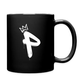 P - Mug uni - noir - Droite
