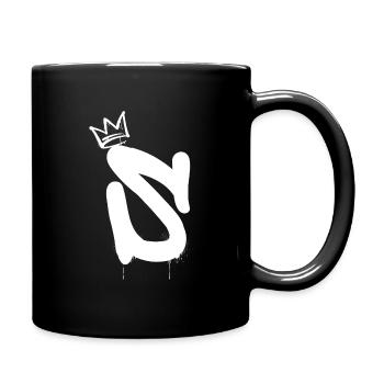 S - Tasse einfarbig - Schwarz - Rechts