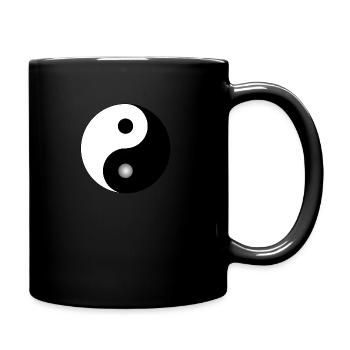cadeau design yin yang Tao Bouddha Yoga Asie Zen - Mug uni - noir - Droite