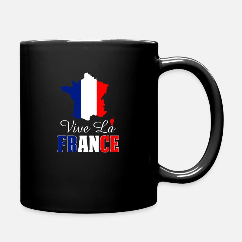 Vive la France - Mug uni - noir