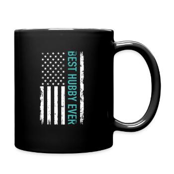 Ehemann - Tasse einfarbig - Schwarz - Rechts