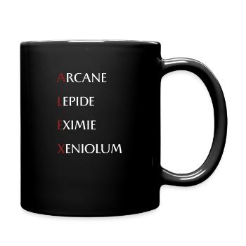 Alex - Tasse einfarbig - Schwarz - Rechts