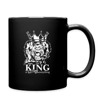 BARBET King of everything Saying Dogs Wilsigns - Full Colour Mug - black - Right
