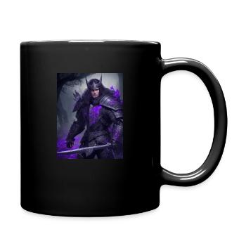 Black Purple Knight2 - Tasse einfarbig - Schwarz - Rechts