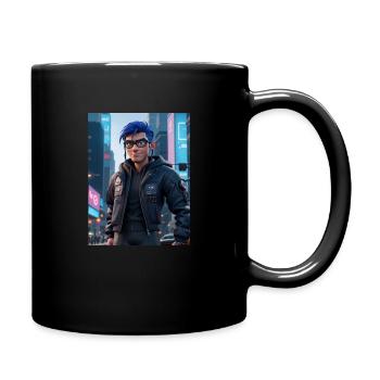 Cyberman - Tasse einfarbig - Schwarz - Rechts