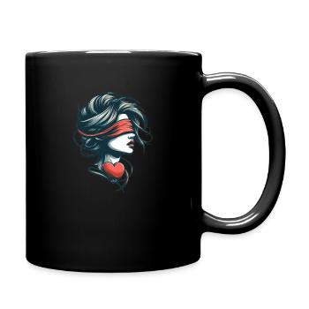 Heart of Breton in love - Full Colour Mug - black - Right