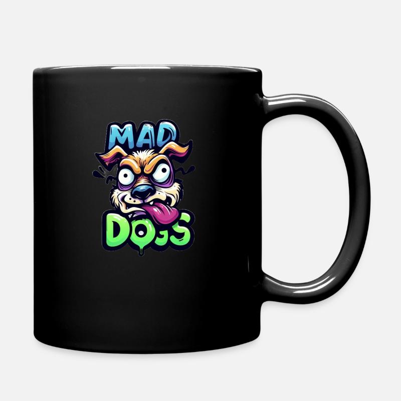 MAD DOGS - Full Colour Mug - black