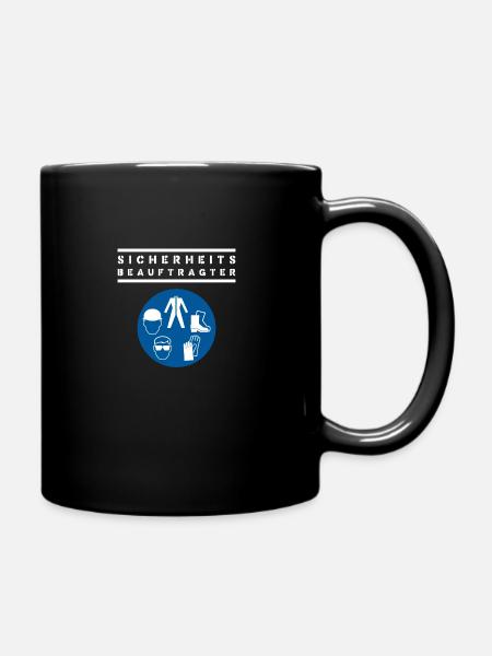 sicherheitsbeauftragter 2 - Tasse einfarbig - Schwarz