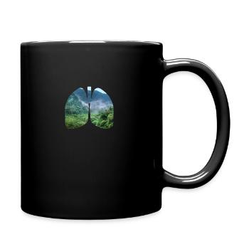 Environnement des poumons Conservation de la nature Changement de climat Durabilité - Mug uni - noir - Droite