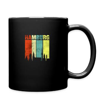 Hambourg - Mug uni - noir - Droite